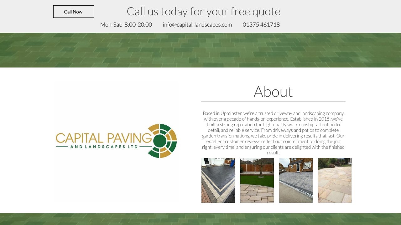 CHARCOAL PAVING AND LANDSCAPES LTD website preview