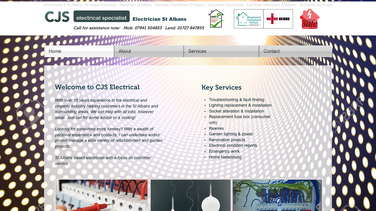 CJS ELECTRICAL INSTALLATIONS LTD website preview