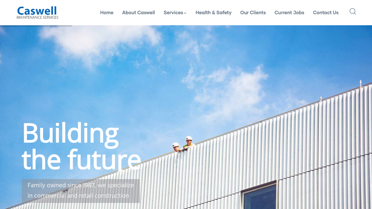 CASWELL MAINTENANCE SERVICES LIMITED website preview