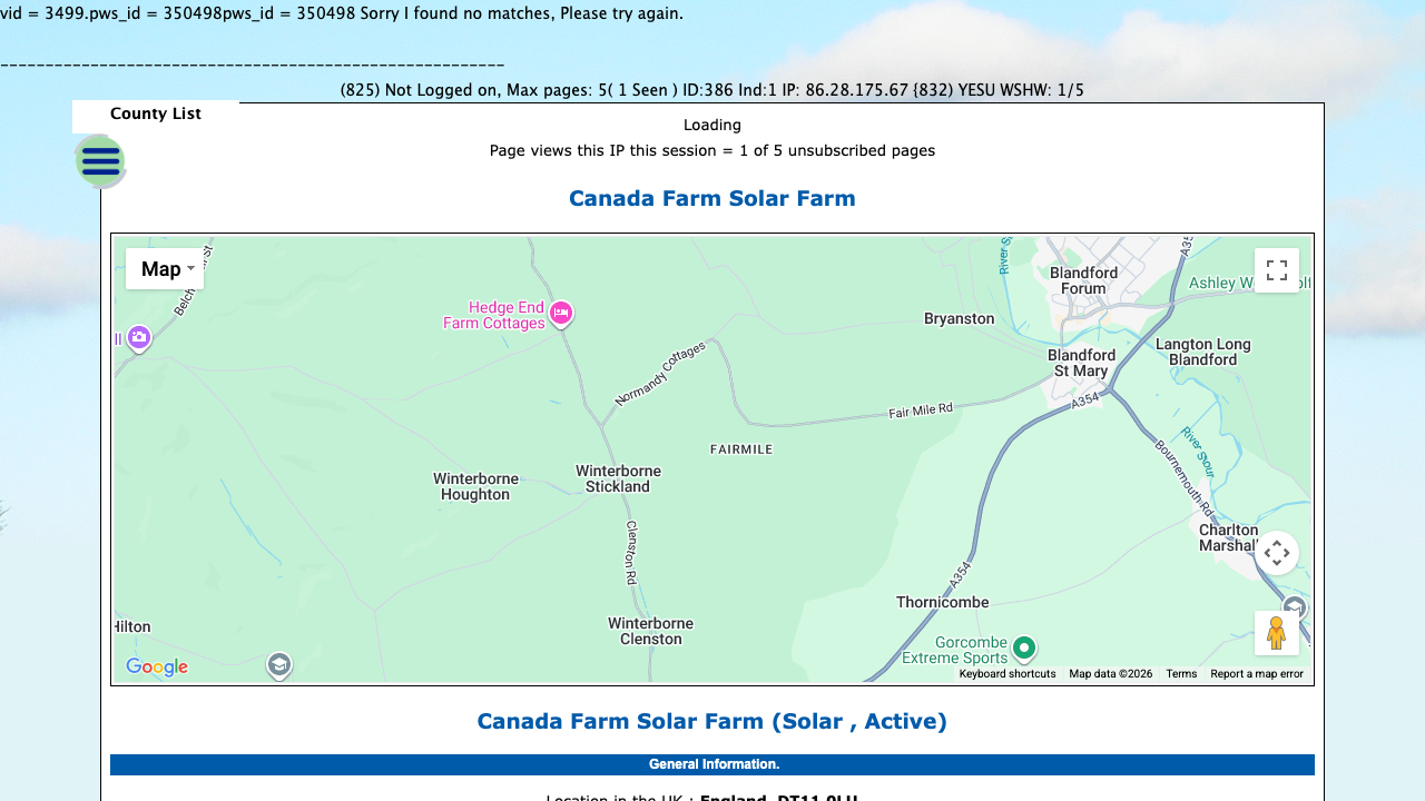 CANADA FARM SOLAR PARK LIMITED website preview