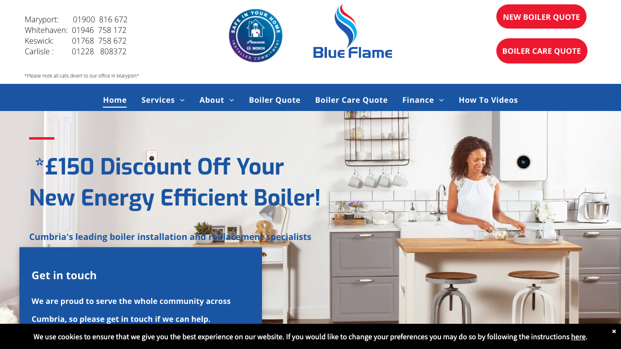 BLUE FLAME SERVICES LIMITED website preview