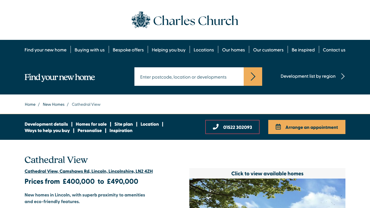 CATHEDRAL DEVELOPMENTS LIMITED website preview