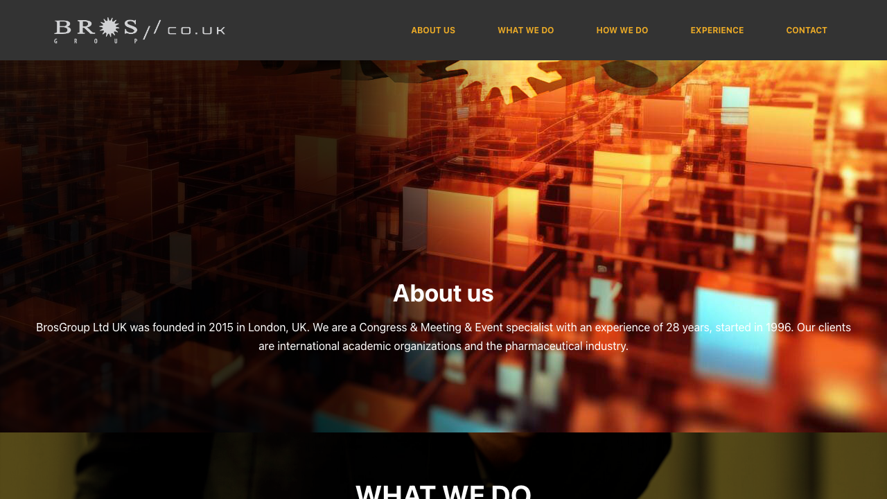 BROSGROUP LTD website preview