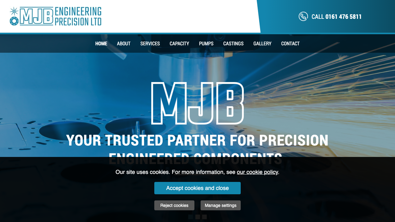 BJB HV ENGINEERING LTD website preview