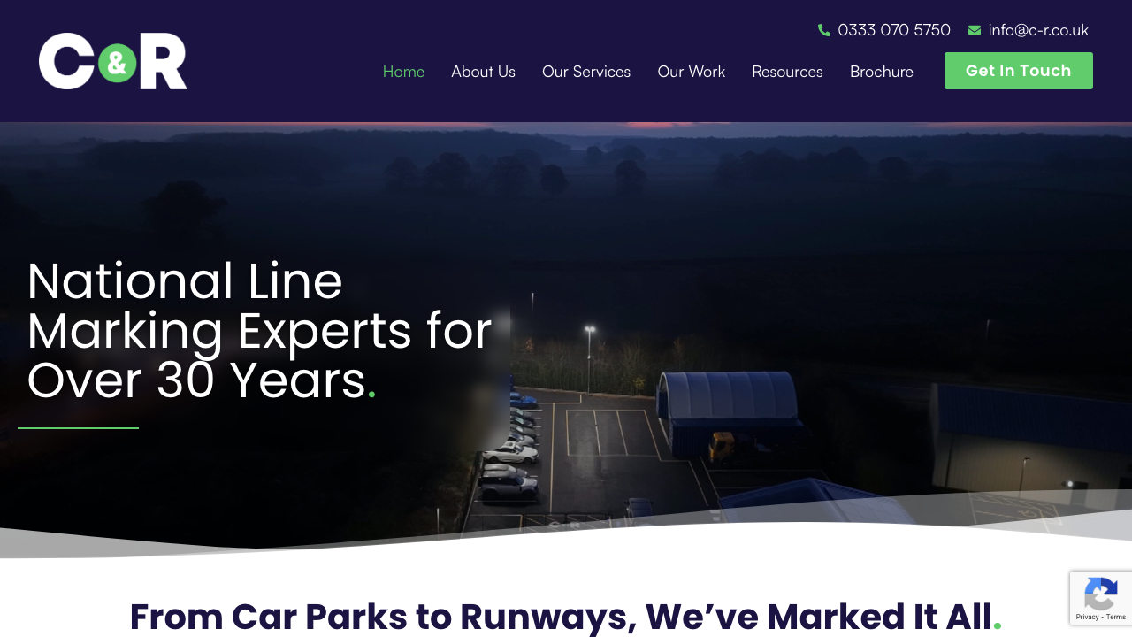 C&R LTD website preview