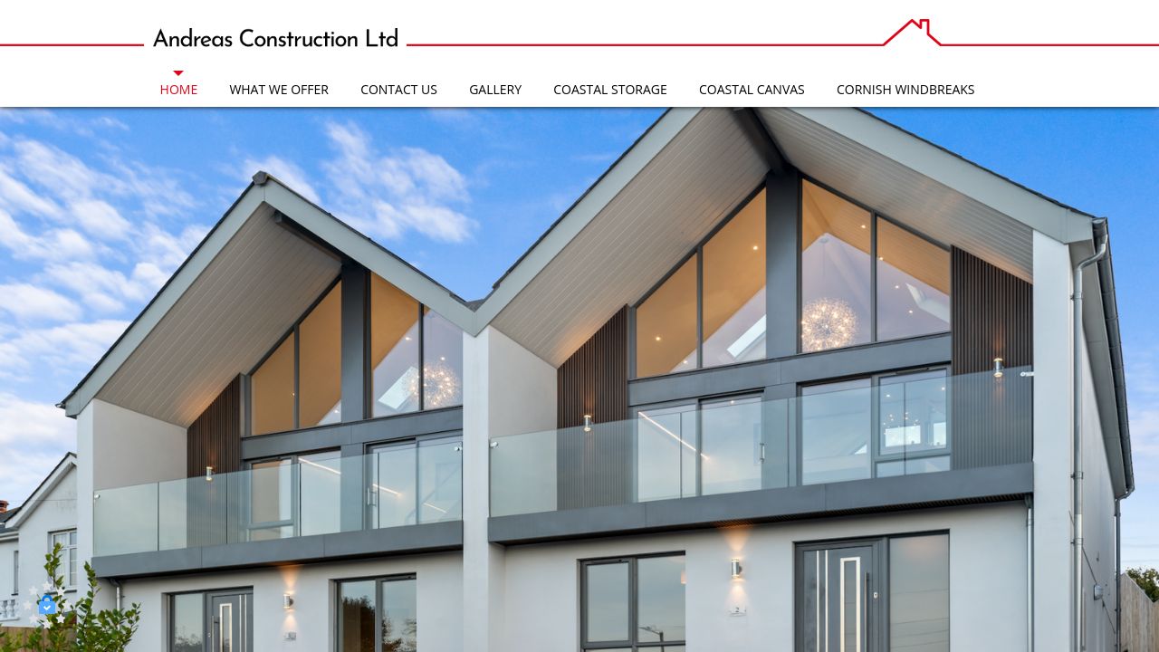 ANDREAS CONSTRUCTION (SW) LTD website preview