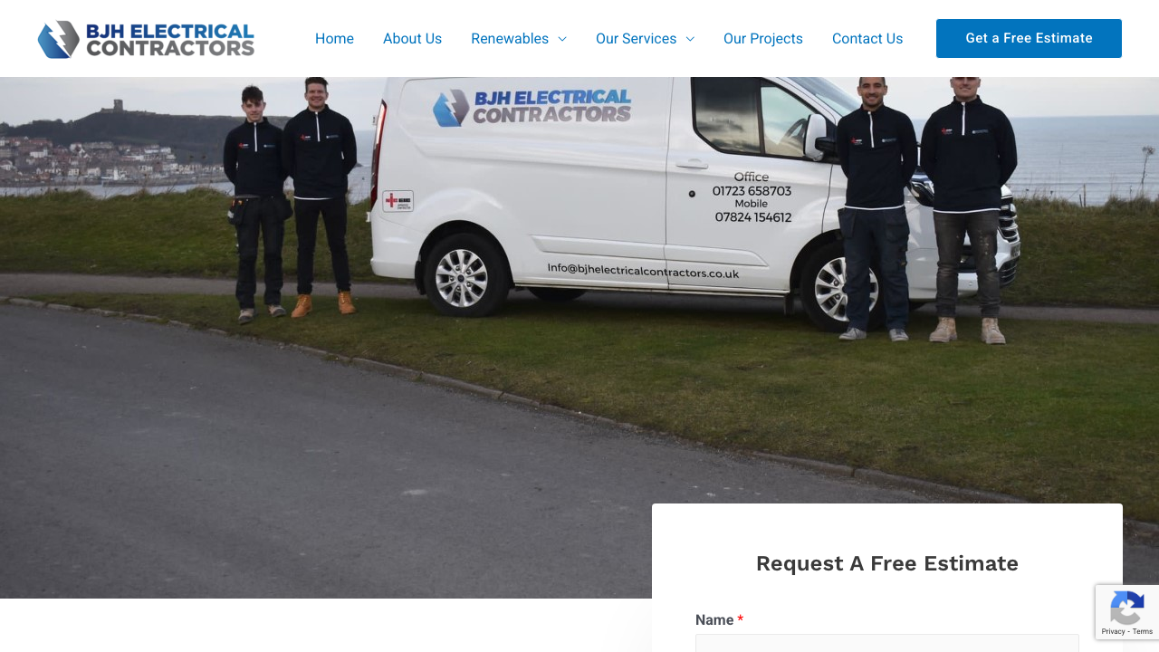 BJH ELECTRICAL LTD website preview