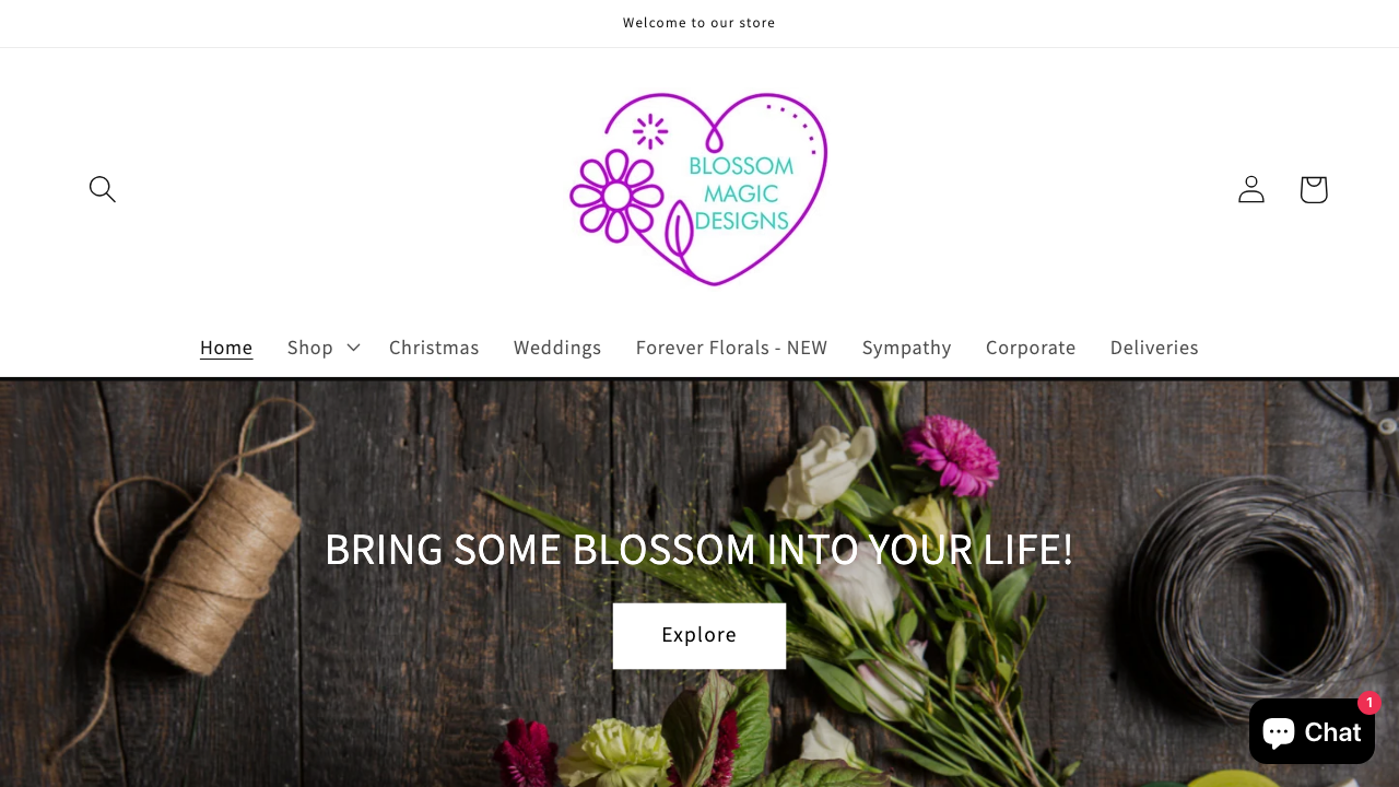 BLOSSOM MAGIC DESIGNS LTD website preview