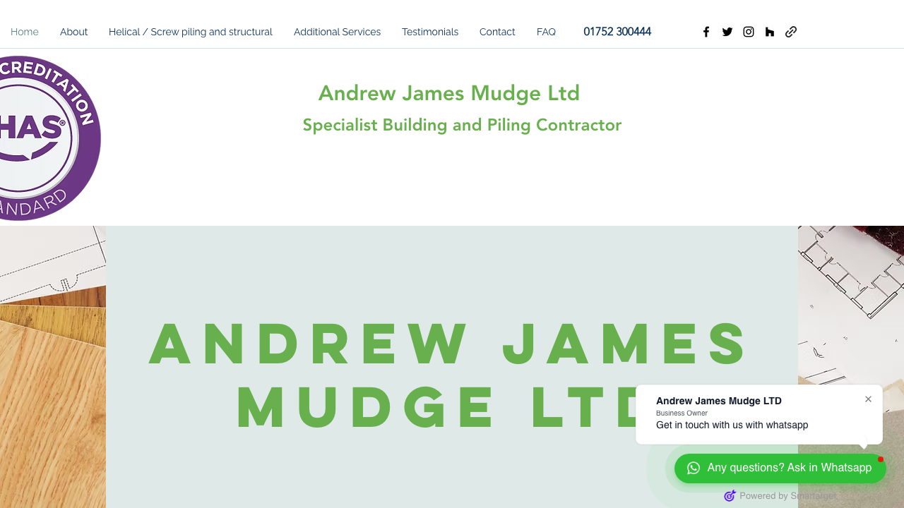 ANDREW JAMES MUDGE LTD website preview