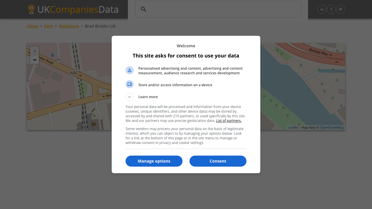 BRAD BROOKS LTD website preview