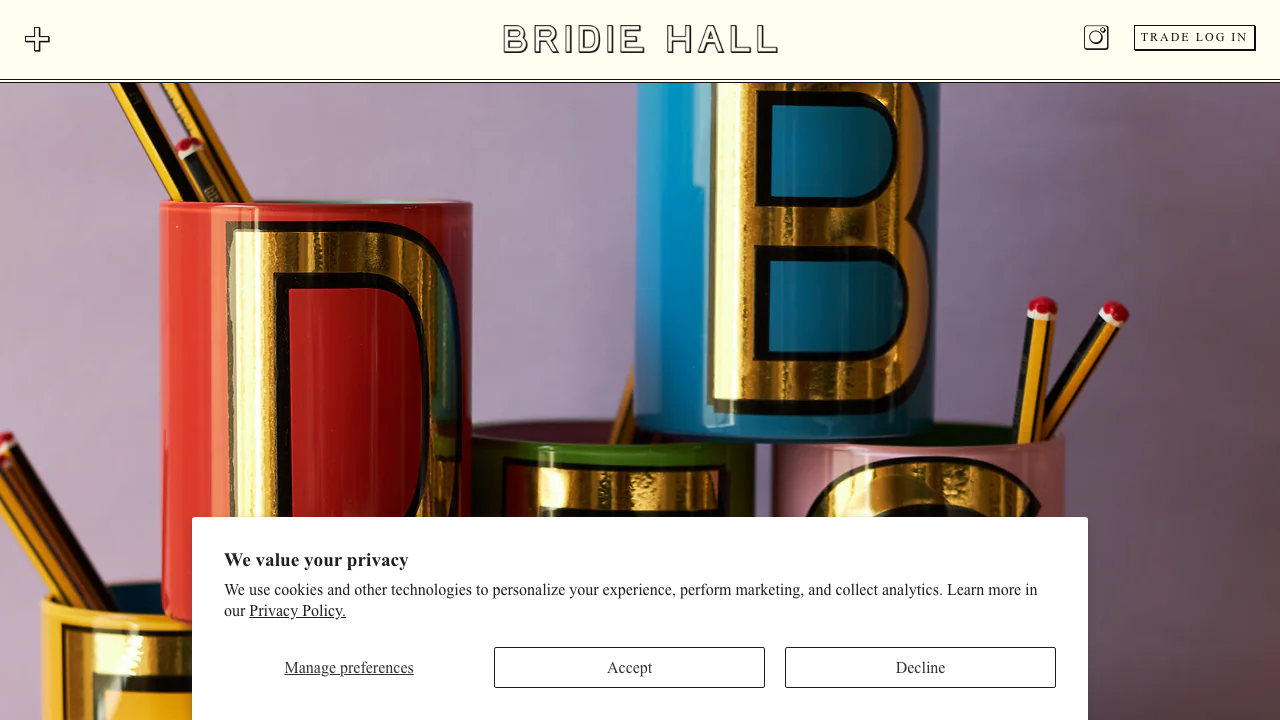 BRIDIE HALL LIMITED website preview