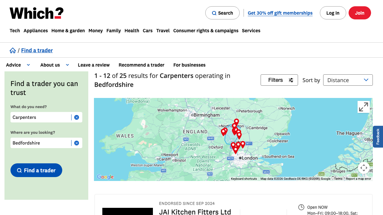 BROWN'S CARPENTRY LTD website preview