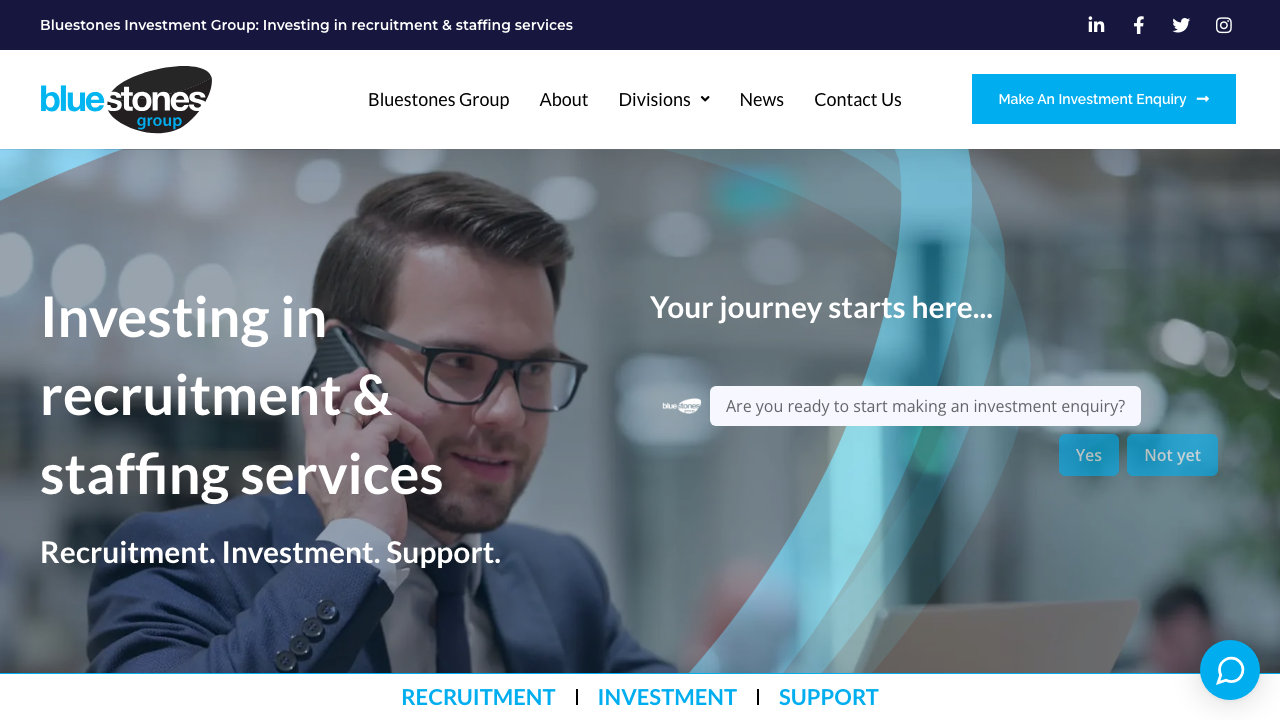 BLUESTONES STAFFING N.I. LIMITED website preview