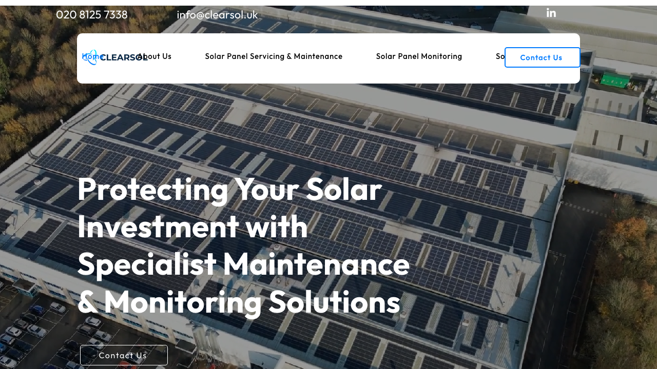 CLEARSOL RENEWABLES LTD website preview
