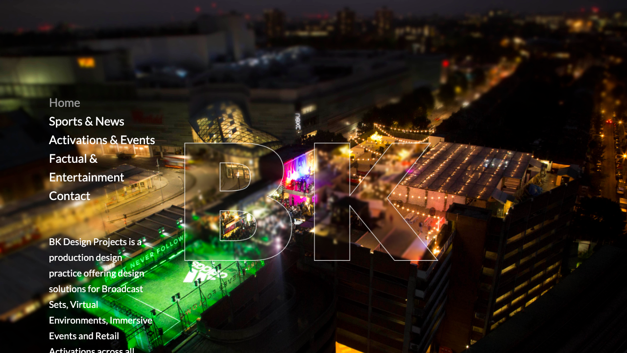 BK DESIGN PROJECTS LIMITED website preview