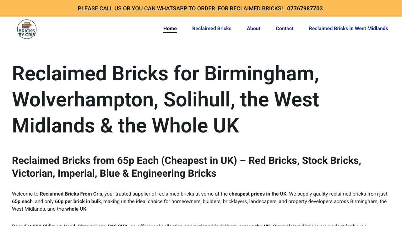 BRICKS BY CRIS LTD website preview