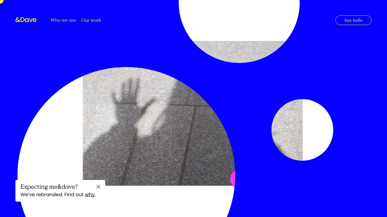 &DAVE LIMITED website preview