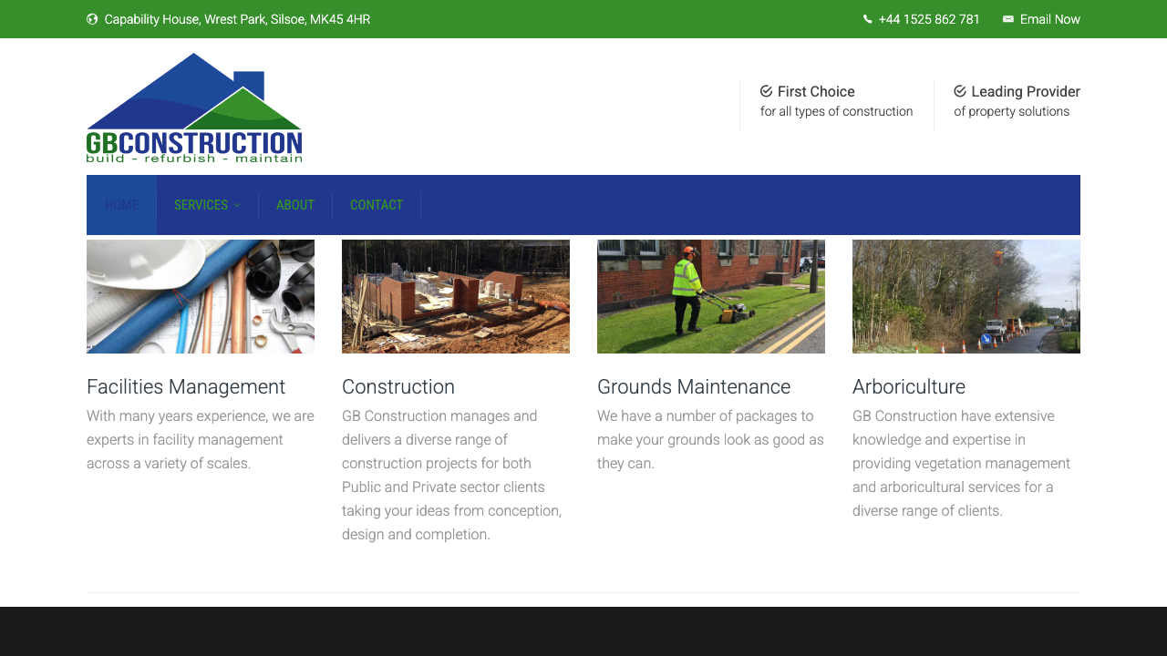 BIG GB CONSTRUCTION LIMITED website preview