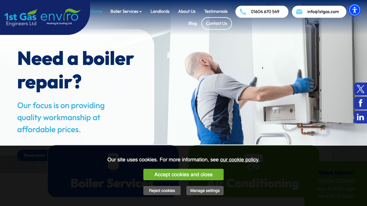 1ST GAS LIMITED website preview