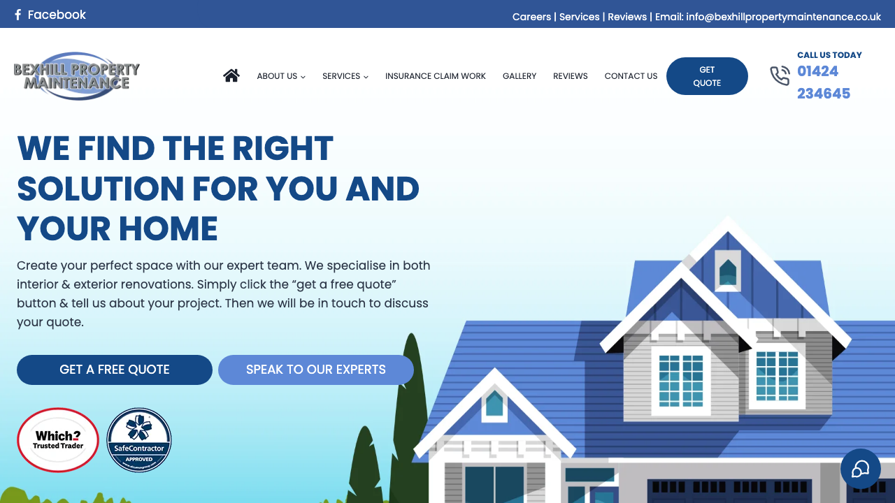 BEXHILL PROPERTY MAINTENANCE LIMITED website preview