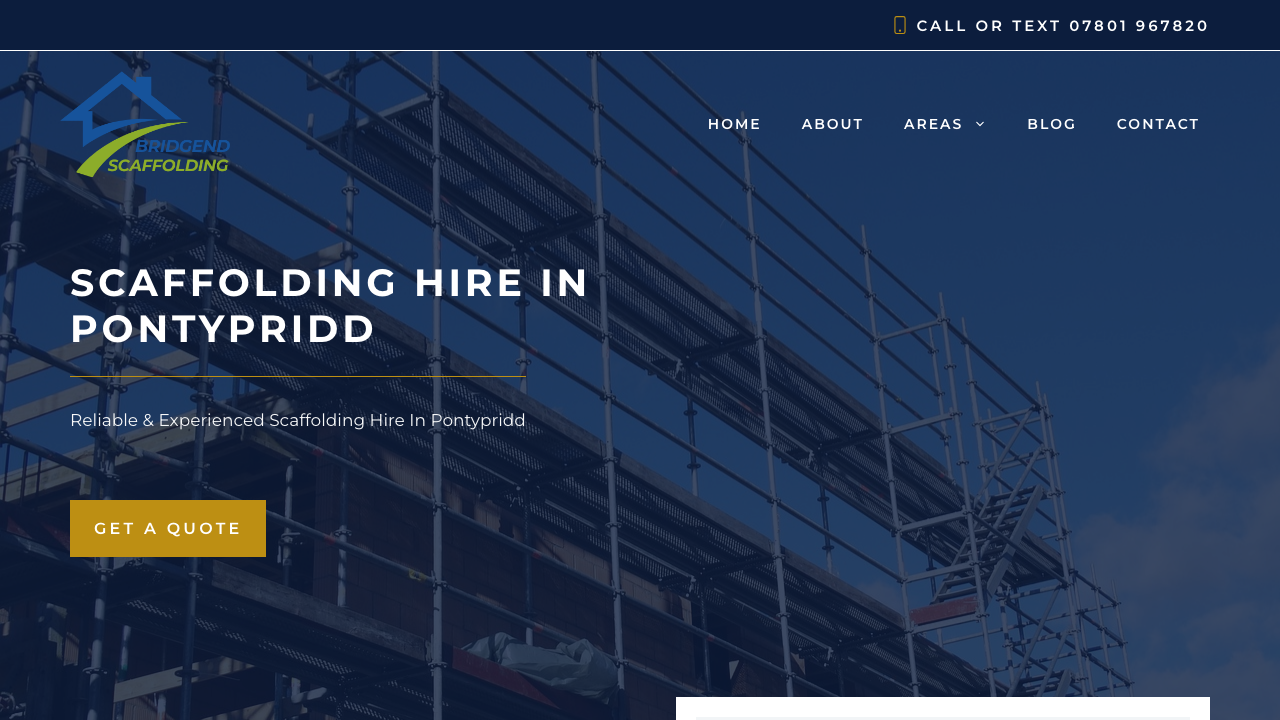 BRIDGEND SCAFFOLDING LIMITED website preview