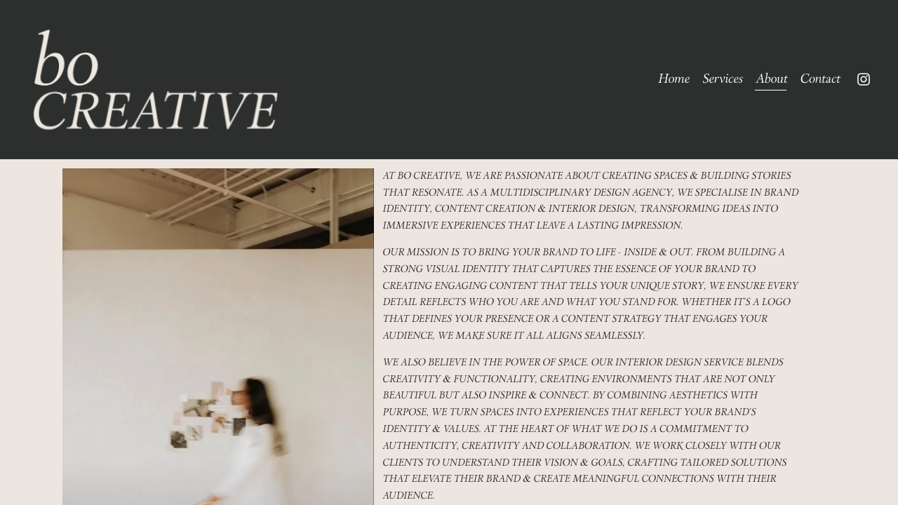 BEBO CREATIVE LTD. website preview