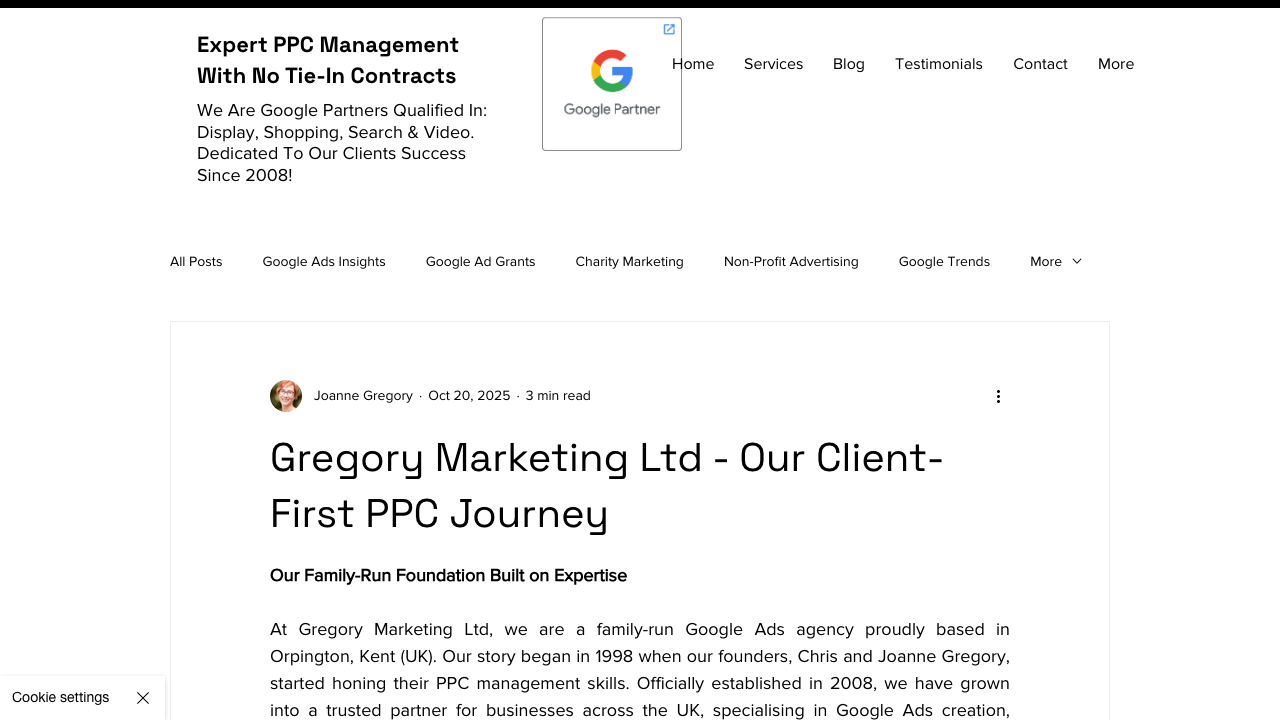 CJGREGORY LTD website preview