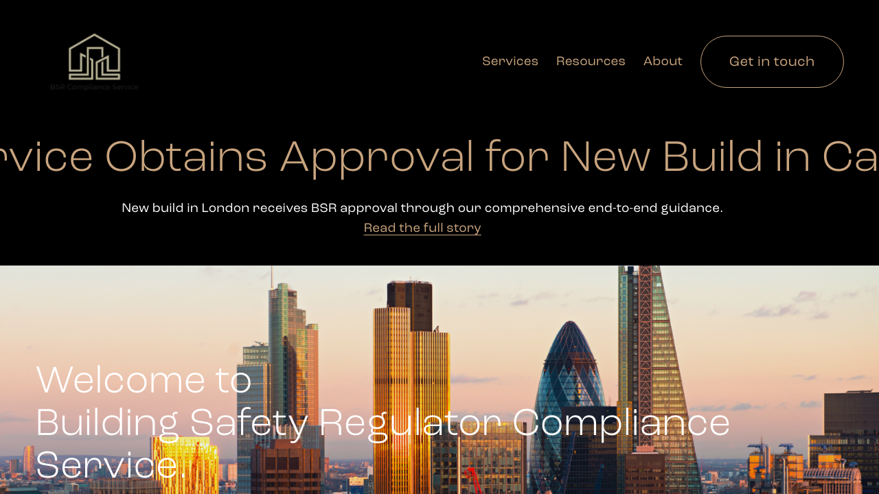 BSR CONSTRUCT LIMITED website preview