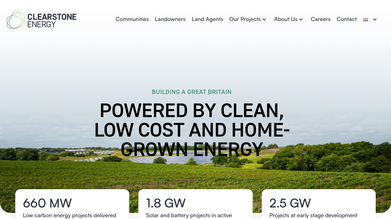 CLEARSTONE SERVICES LIMITED website preview