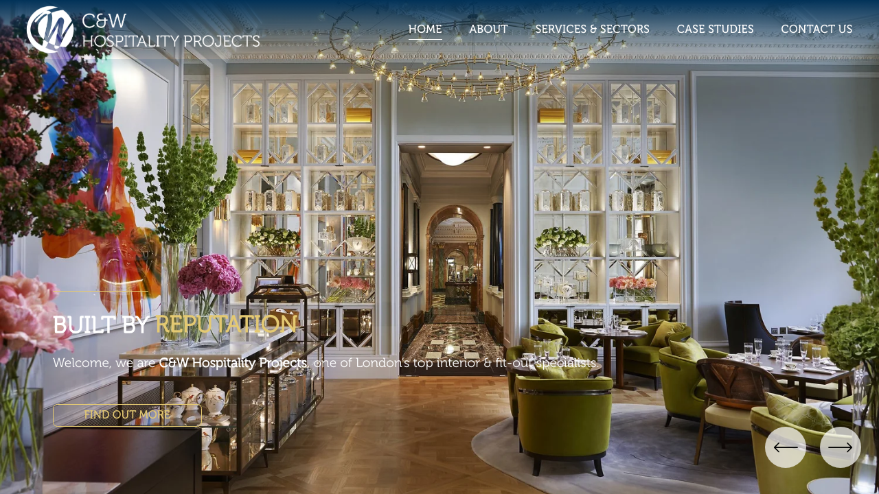 C&W HOSPITALITY PROJECTS LIMITED website preview