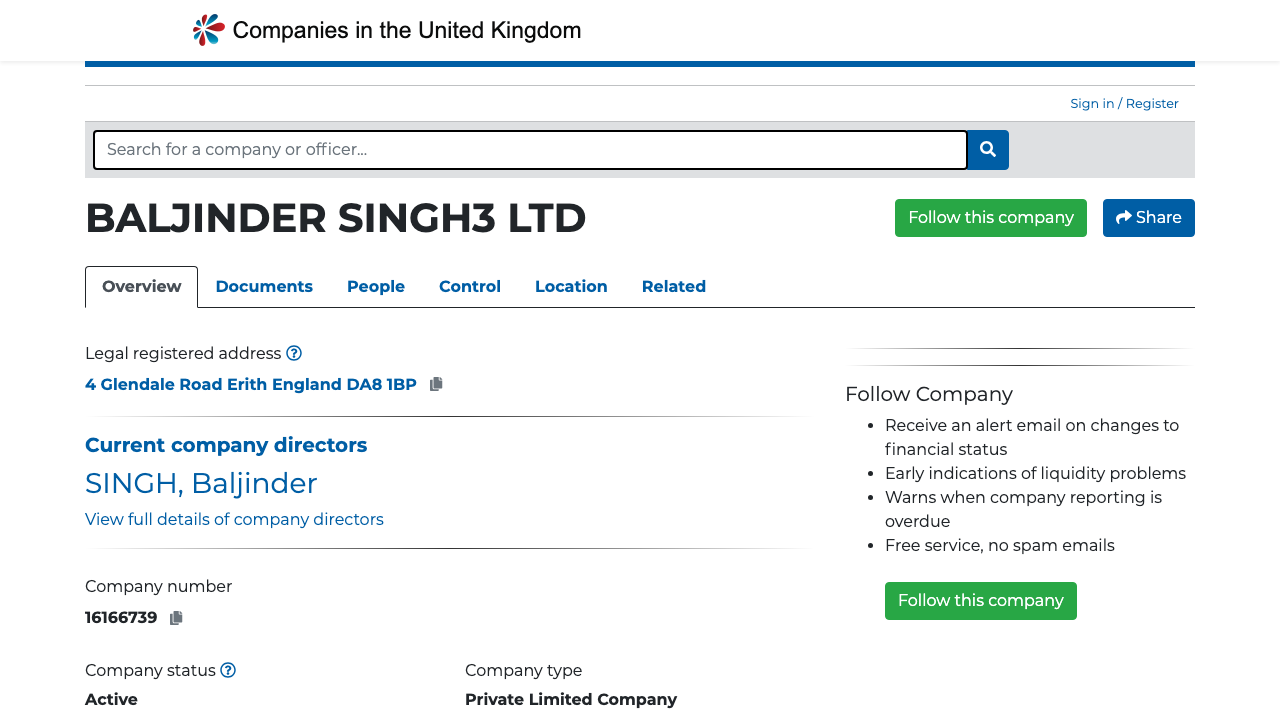BALJINDER SINGH3 LTD website preview