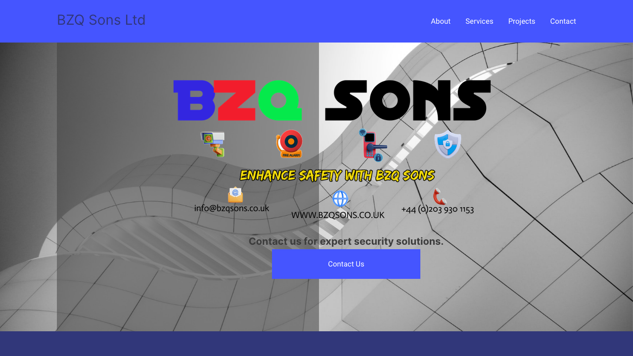 BZQ SONS LTD website preview