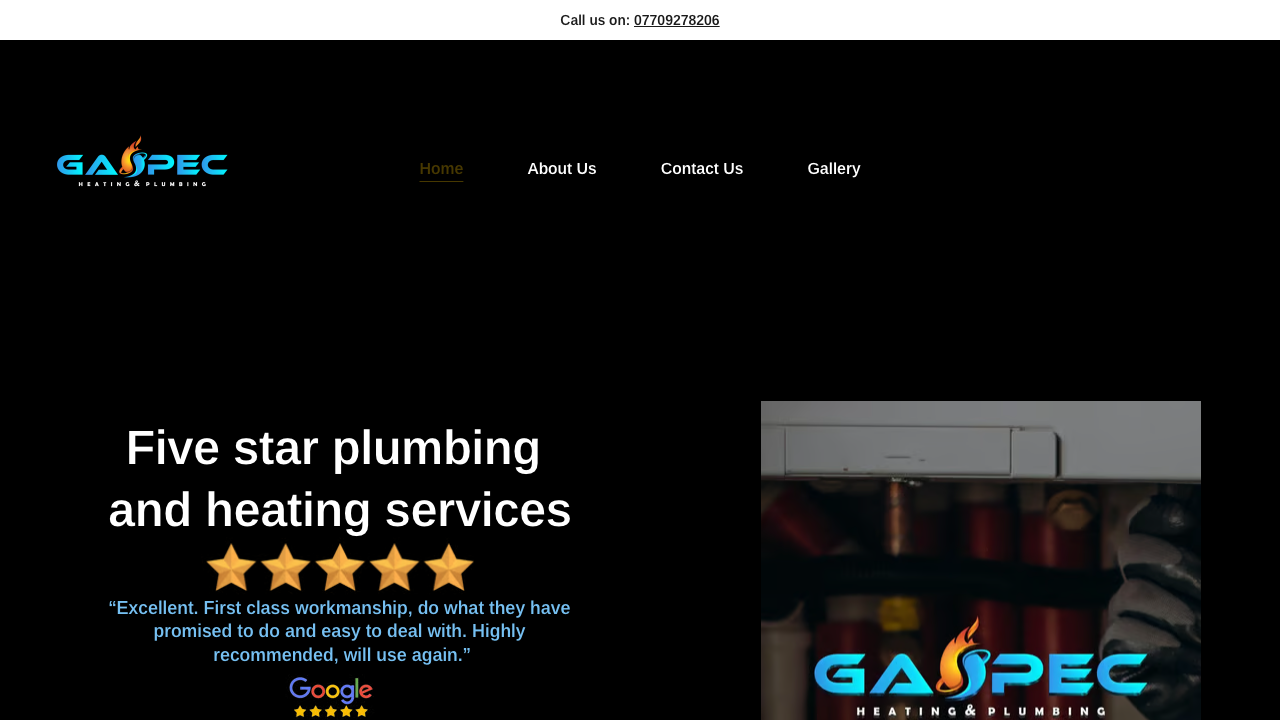 GASPEC LIMITED website preview