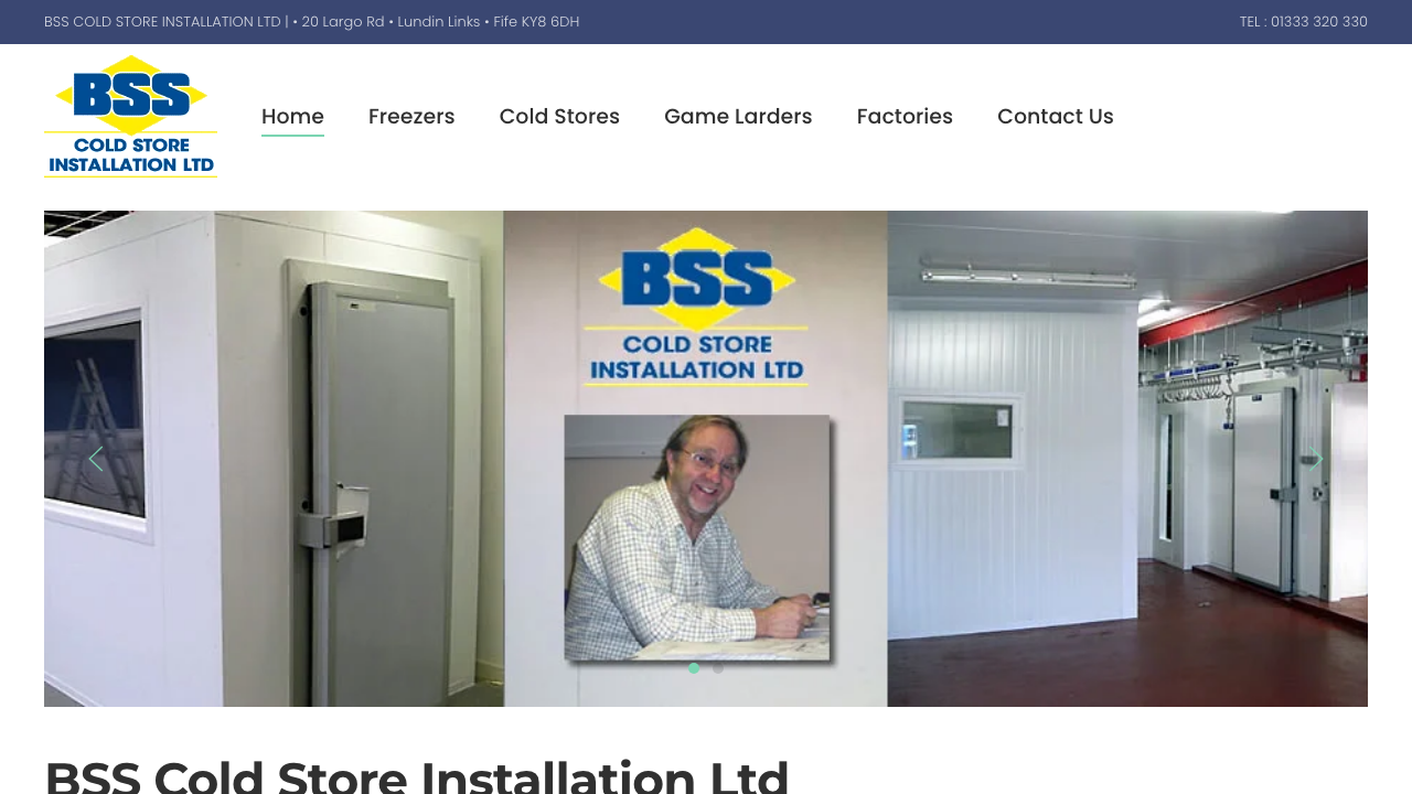 BSS COLD STORE INSTALLATION LIMITED website preview