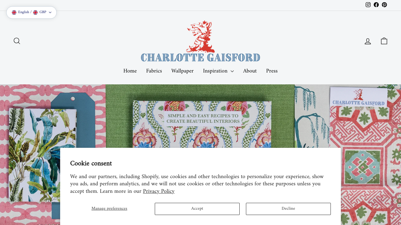 CHARLOTTE GAISFORD LTD website preview