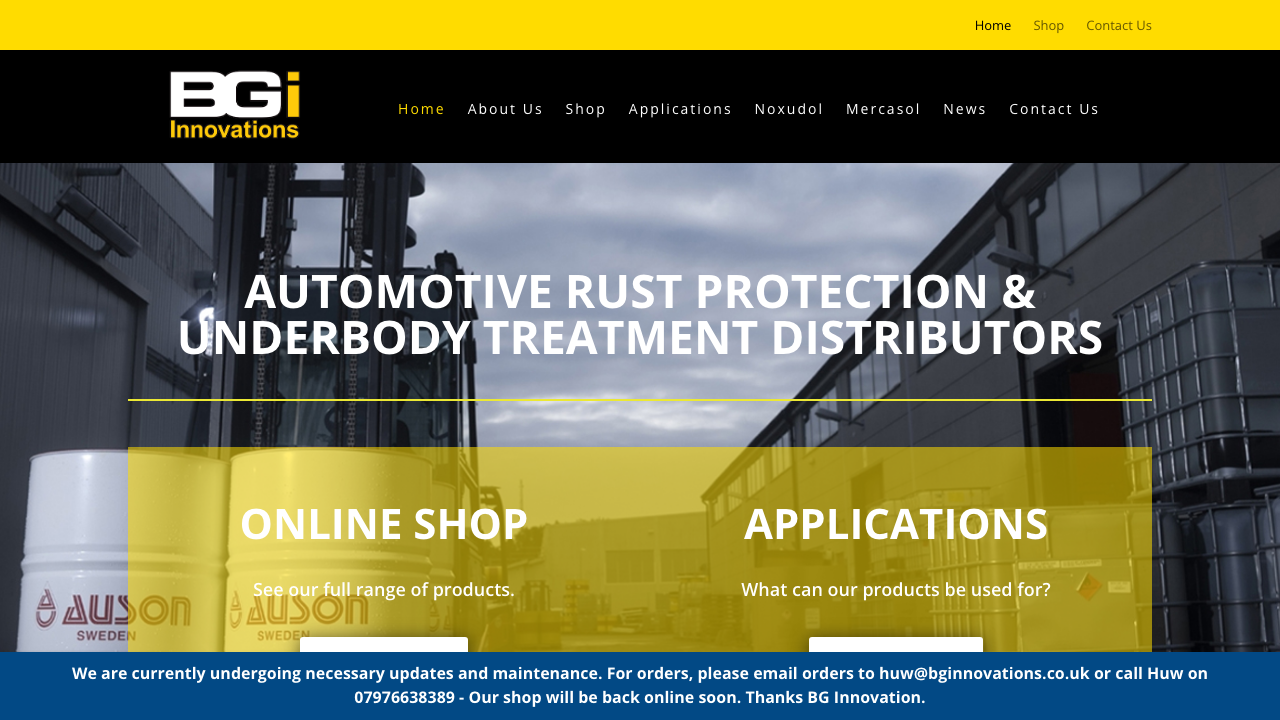 BG INNOVATIONS LIMITED website preview