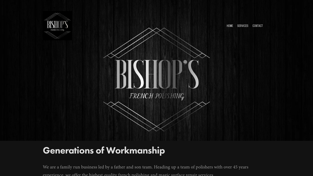 BISHOPS FRENCH POLISHING LTD website preview