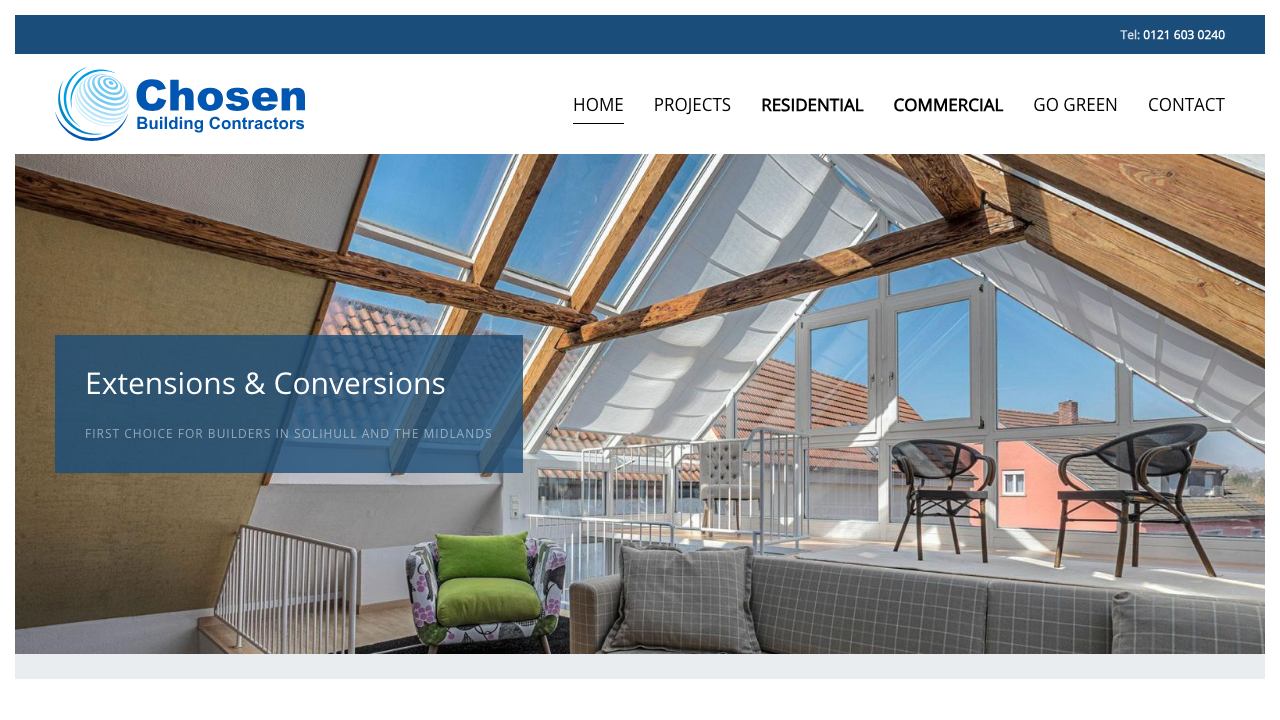 CHOSEN BUILDING AND MAINTENANCE LIMITED website preview