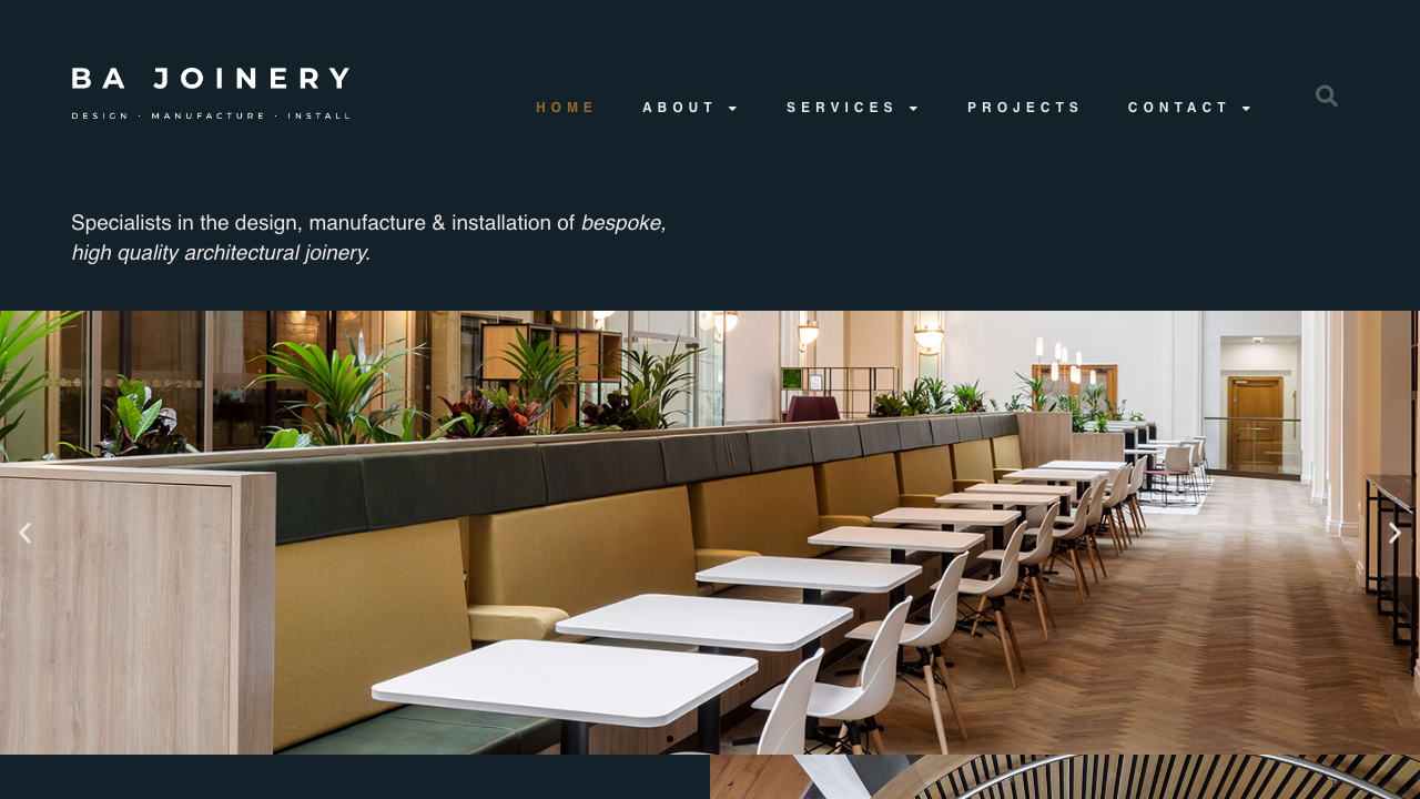 BLUE AARDVARK JOINERY LIMITED website preview