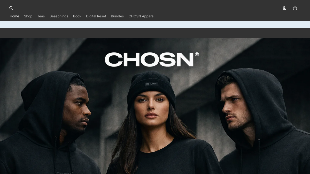 CHOSN LTD website preview