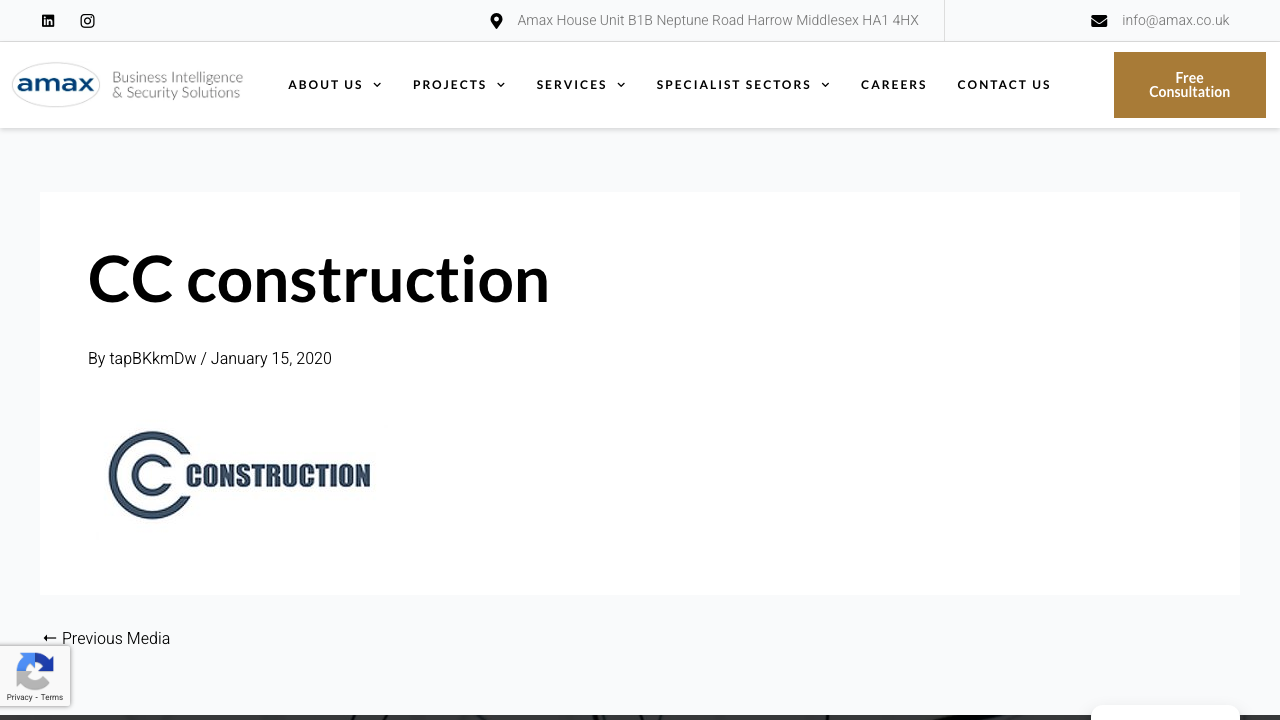 CC CONTROL & SECURITY LTD website preview