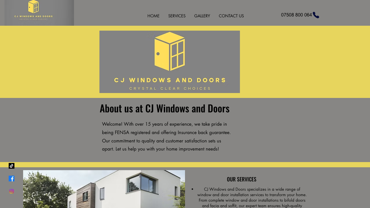 CJ WINDOWS AND DOORS LTD website preview
