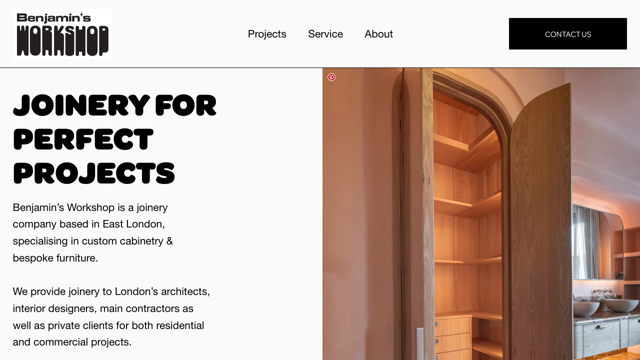 BENJAMIN'S WORKSHOP LIMITED website preview