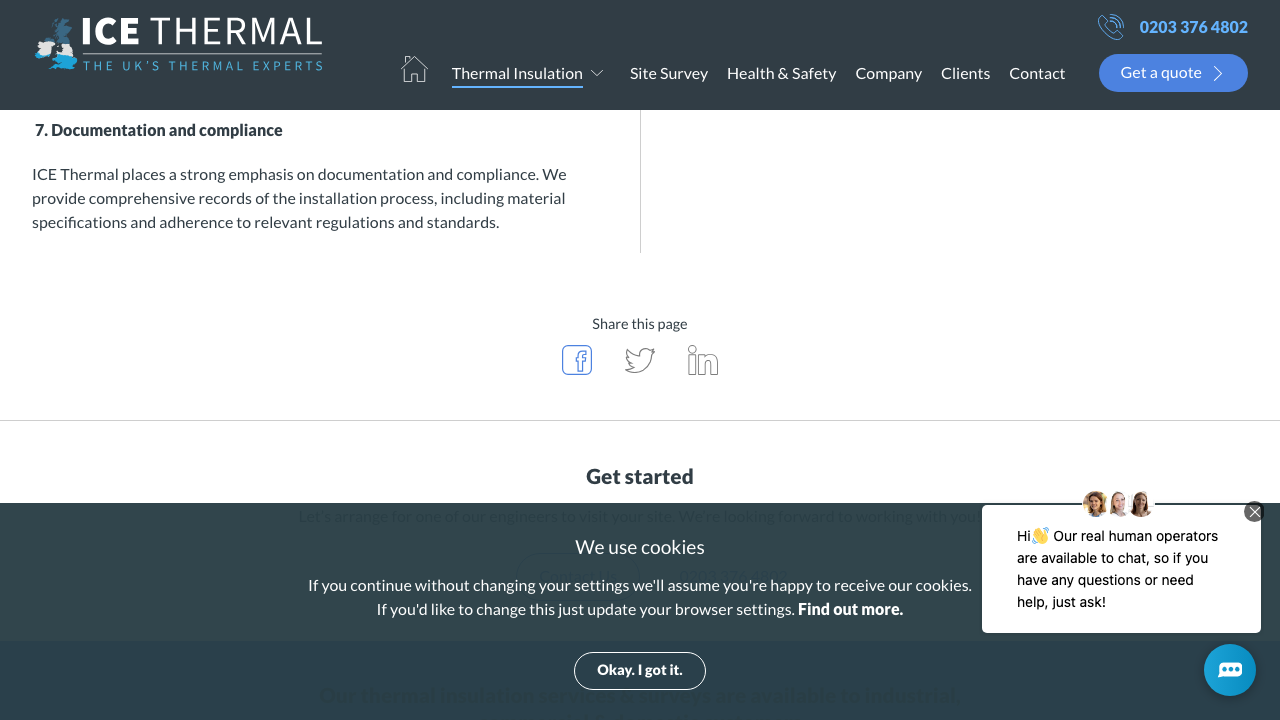 CALM THERMAL LIMITED website preview
