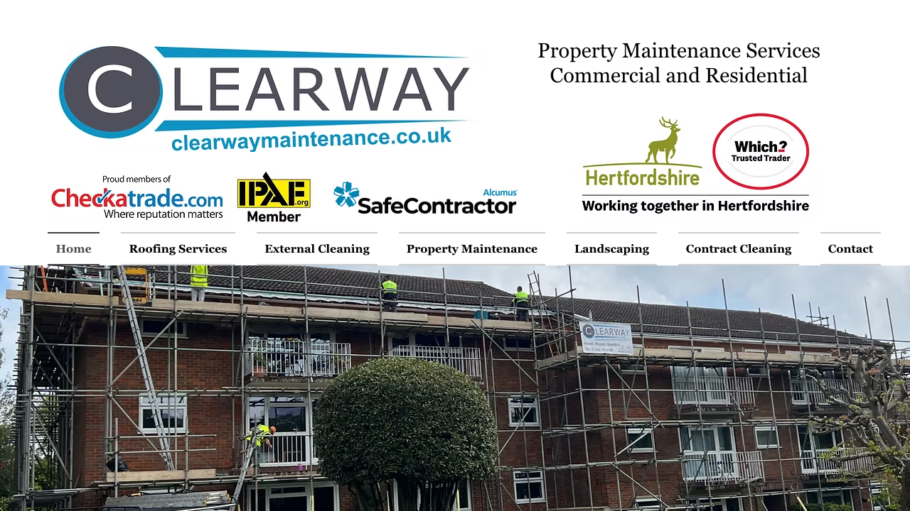 CLEARWAY MAINTENANCE LTD website preview