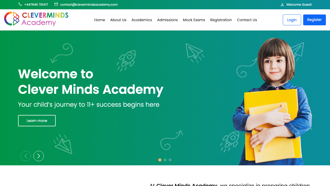 CLEVER MIND LTD website preview