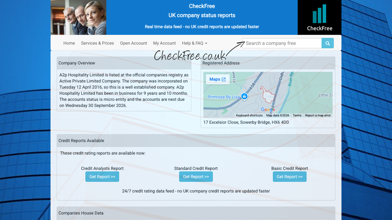 CHORLEY SOBTI LIMITED website preview