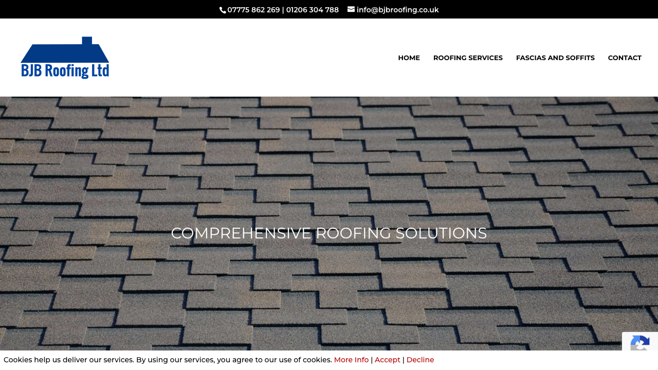 BJB ROOFING LIMITED website preview