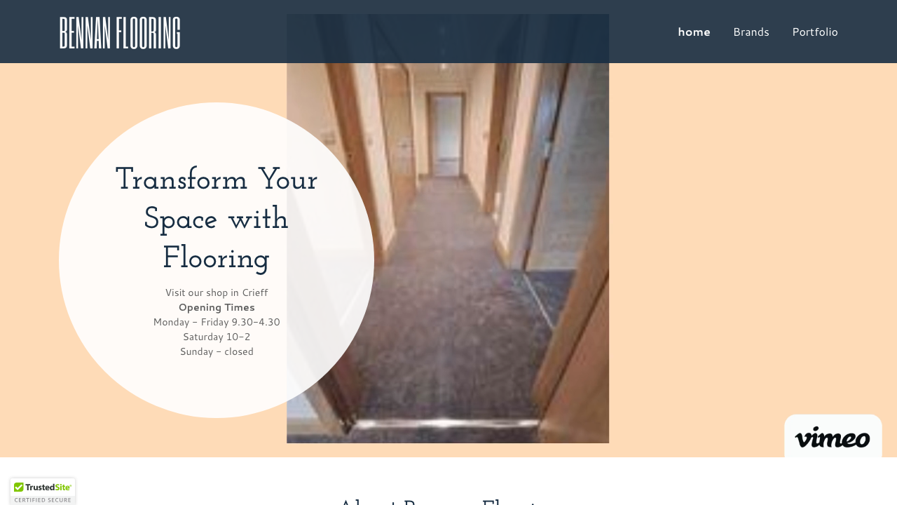 BENNAN FLOORING LTD website preview
