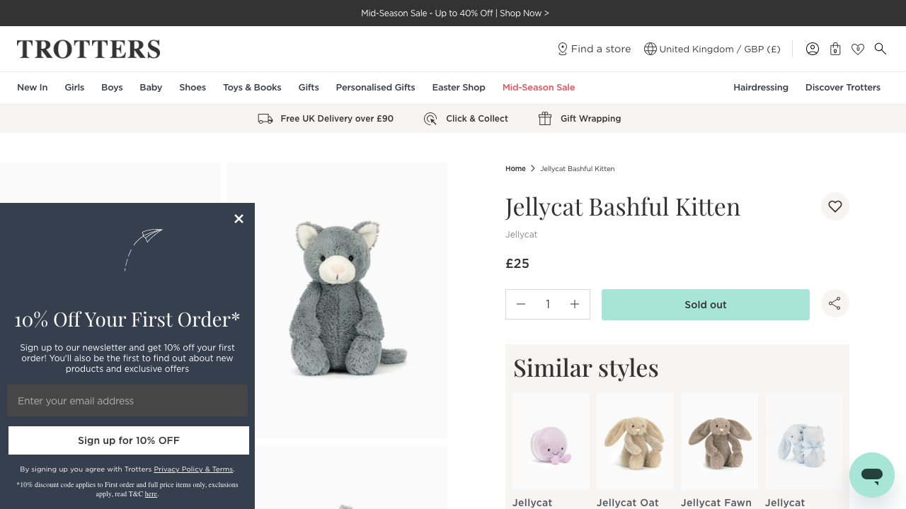 BASHFULKITTY LIMITED website preview